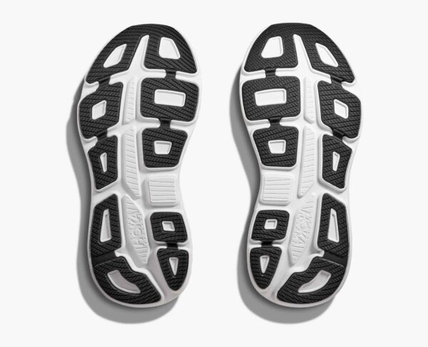 Hoka Bondi 9 Ladies Wide Fit - Black White - Image 8
