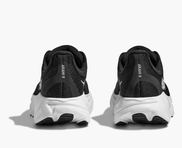 Hoka Arahi 8 Ladies Wide Fit - Black White - Image 4