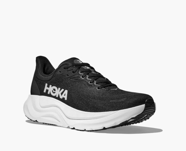 Hoka Arahi 8 Ladies Wide Fit - Black White - Image 2
