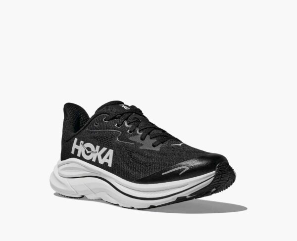 Hoka Kids Clifton 10 - Black White - Image 7