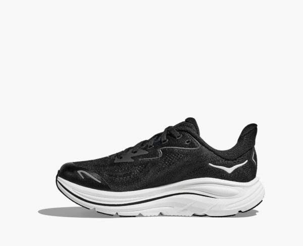 Hoka Kids Clifton 10 - Black White - Image 3
