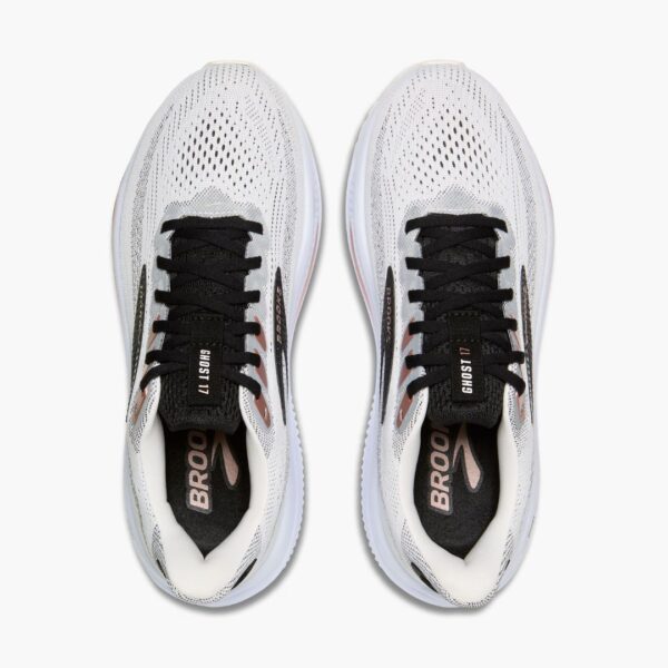Brooks Ghost 17 - White/Black/Rose Gold - Image 4