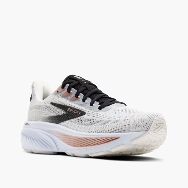Brooks Ghost 17 - White/Black/Rose Gold - Image 3