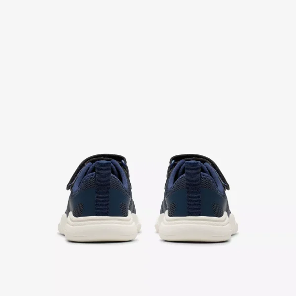 Clarks Feather Ath Toddler - Navy - Image 5