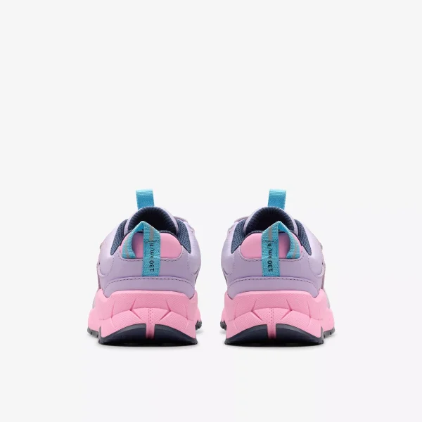Clarks Selva Hero Kids - Lilac Combi G - Image 4