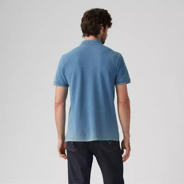 Levi's Housemark Polo Shirt - True Indigo - Image 4