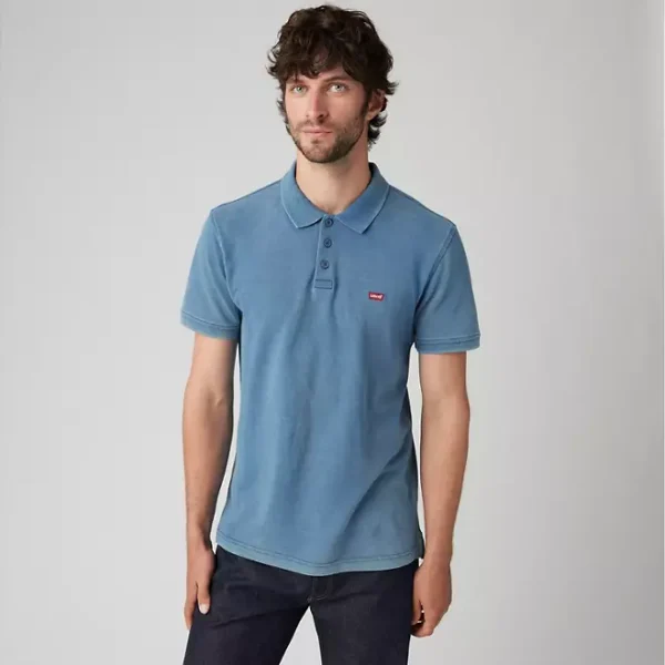 Levi's Housemark Polo Shirt - True Indigo - Image 2