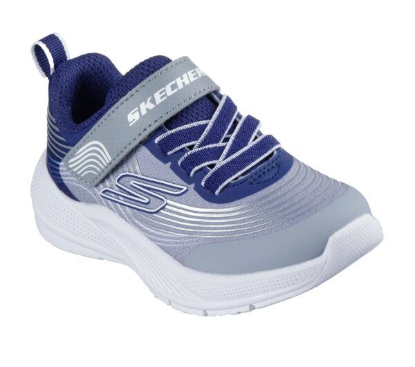 Skechers Microspec Advance - Navy / Light Gray - Image 3