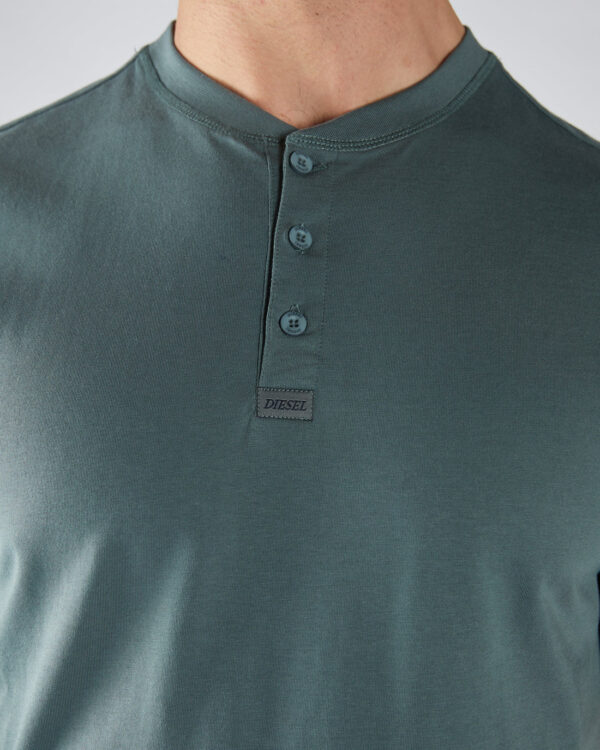 Diesel Pacey Henley SS Top - Lawn Green - Image 7