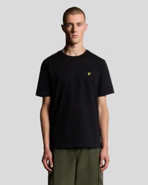 Lyle & Scott Cotton Crew Neck T-Shirt - Jet Black