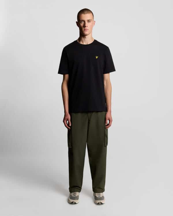 Lyle & Scott Cotton Crew Neck T-Shirt - Jet Black - Image 2