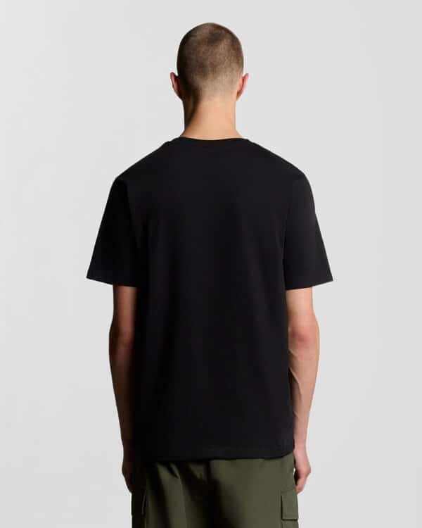 Lyle & Scott Cotton Crew Neck T-Shirt - Jet Black - Image 4