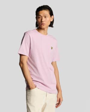 Lyle & Scott Cotton Crew Neck T-Shirt - Pink Light