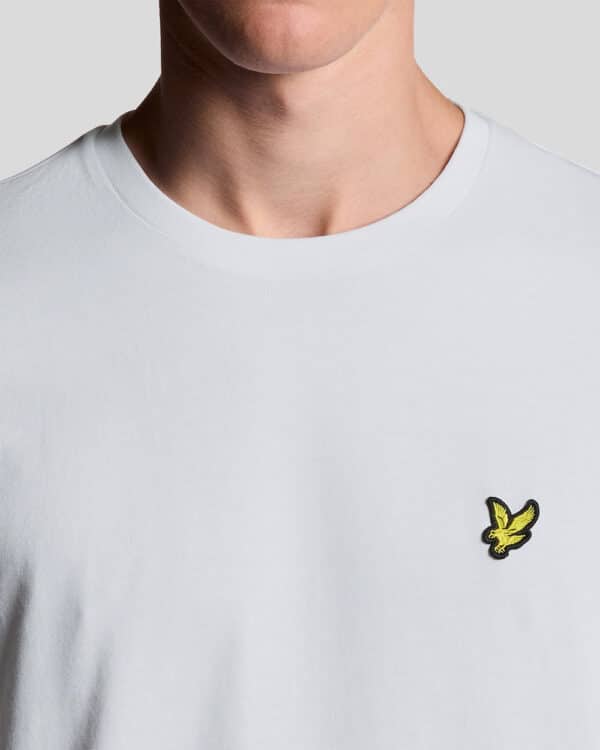 Lyle & Scott Cotton Crew Neck T-Shirt - White - Image 3