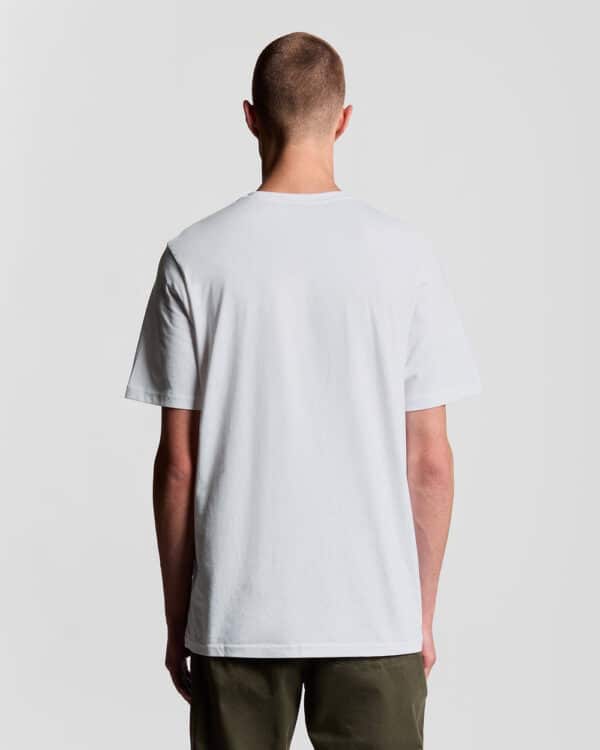 Lyle & Scott Cotton Crew Neck T-Shirt - White - Image 4