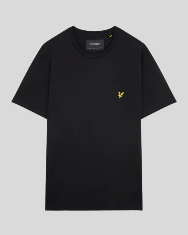 Lyle & Scott Cotton Crew Neck T-Shirt - Jet Black - Image 5