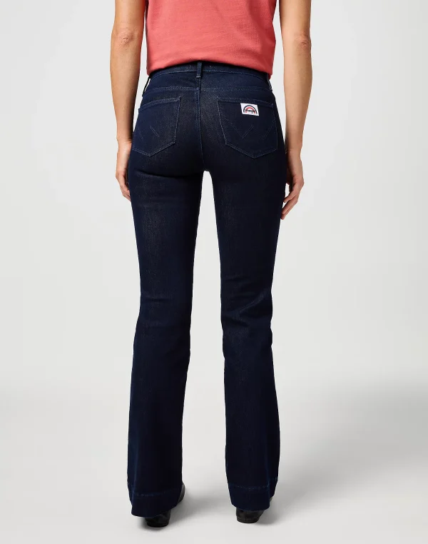 Wrangler Flare Jean - Soft Moonlight - Image 3