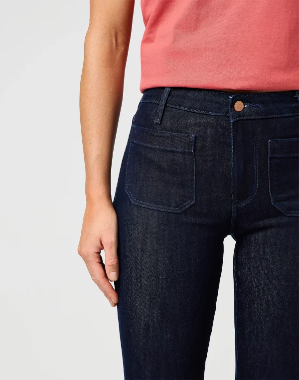 Wrangler Flare Jean - Soft Moonlight - Image 5