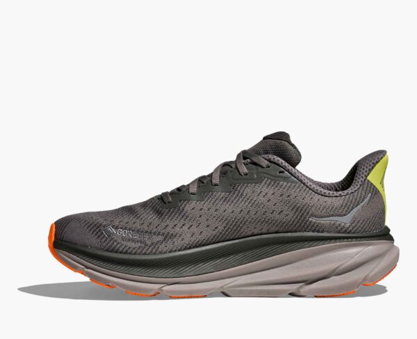 Hoka Clifton 9 GTX - Asphalt Grey / Gravel - Image 2