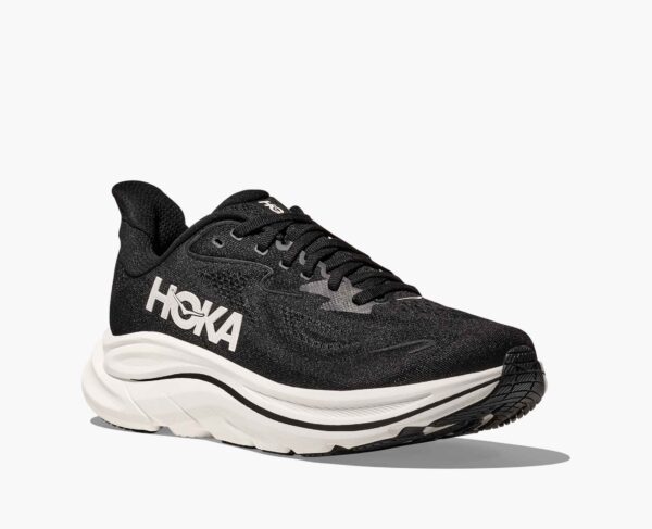 Hoka Clifton 10 - Black / White - Image 3