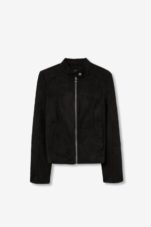 Tiffosi Suede Effect Jacket - Black