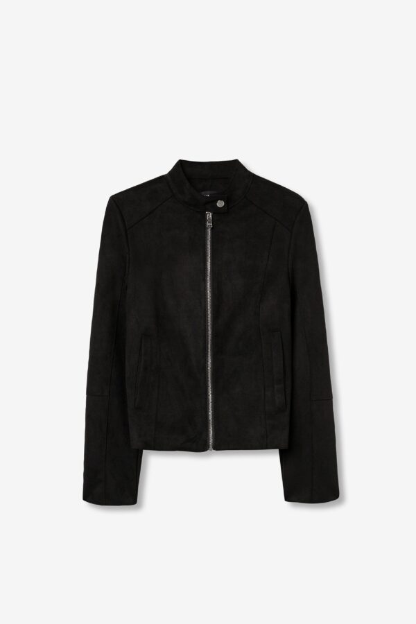 Tiffosi Suede Effect Jacket - Black
