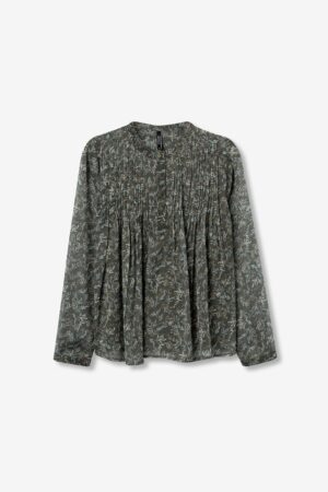 Tiffosi Carmilde Green Blouse