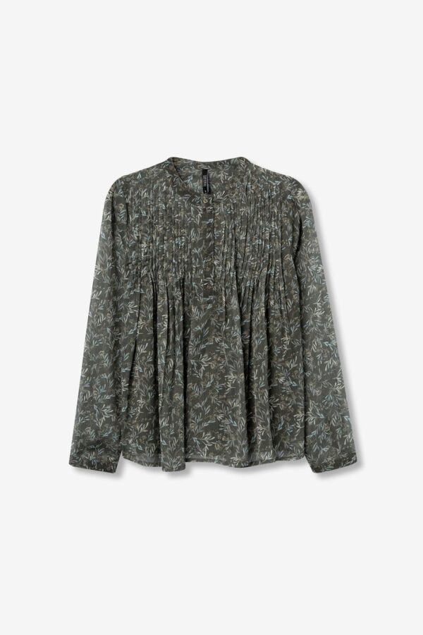 Tiffosi Carmilde Green Blouse