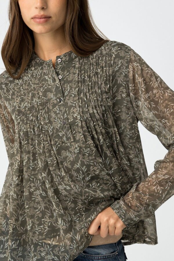 Tiffosi Carmilde Green Blouse - Image 3