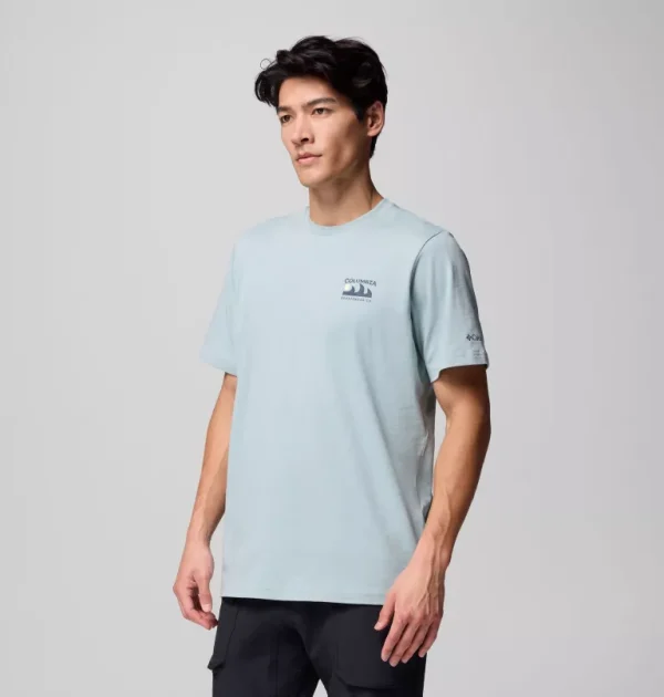 Columbia Explorers Canyon Graphic T-Shirt -  Crushed Blue - Image 4