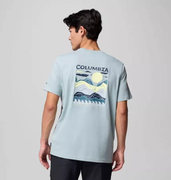 Columbia Explorers Canyon Graphic T-Shirt -  Crushed Blue
