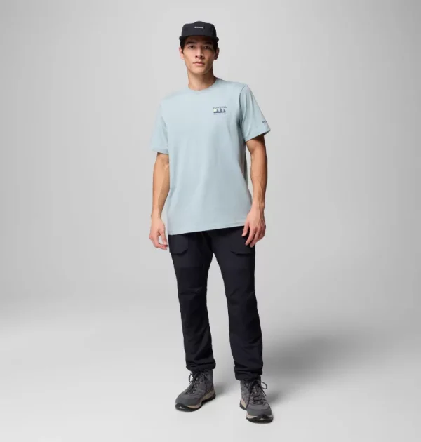 Columbia Explorers Canyon Graphic T-Shirt -  Crushed Blue - Image 3