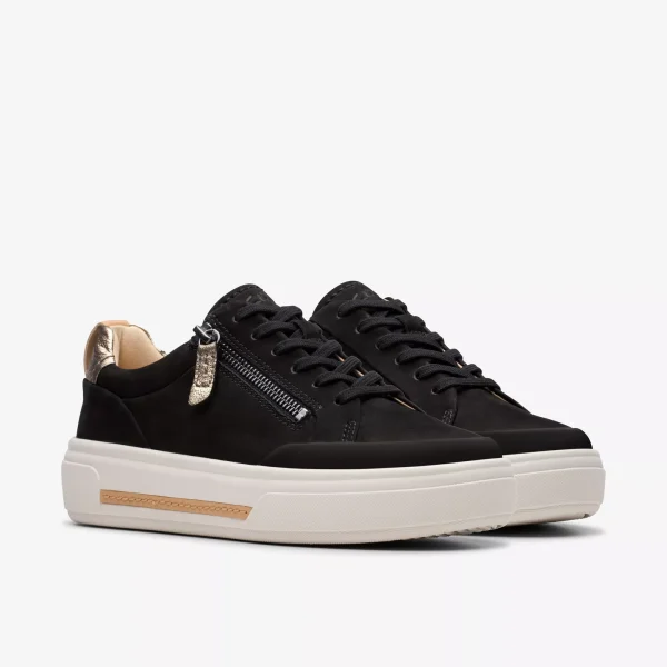 Clarks Hollyhock Zip - Black Nubuck - Image 4