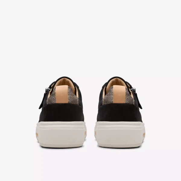 Clarks Hollyhock Zip - Black Nubuck - Image 5