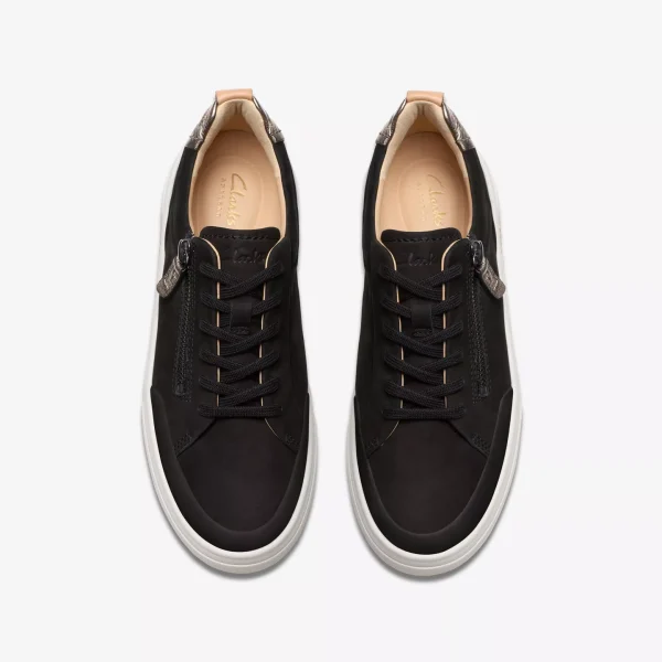 Clarks Hollyhock Zip - Black Nubuck - Image 6