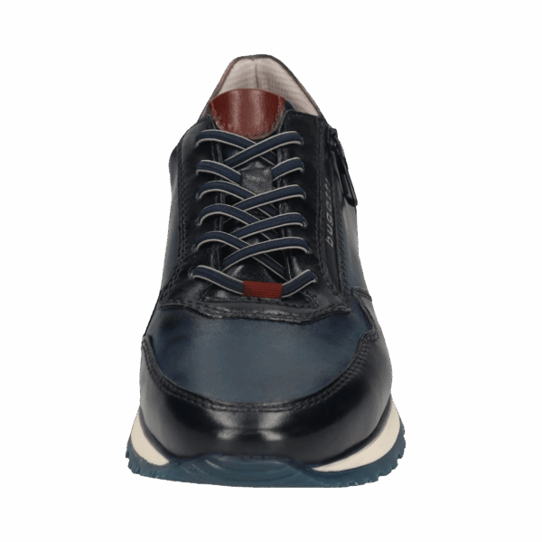 Bugatti Leather Sneaker - Dark Blue - Image 5