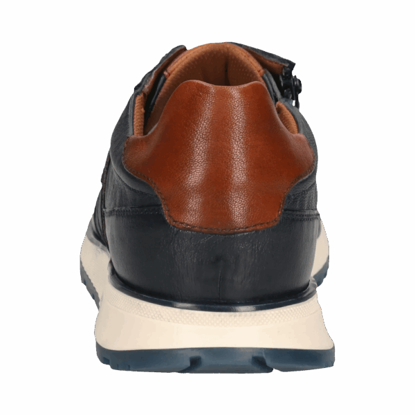 Bugatti Leather Sneaker - Dark Blue - Image 3