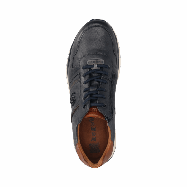 Bugatti Leather Sneaker - Dark Blue - Image 6
