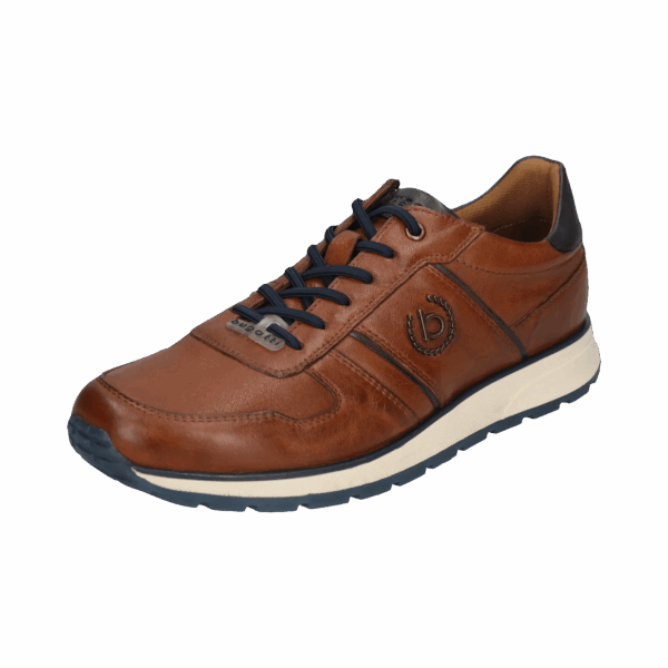 Bugatti Leather Sneaker - Cognac - Image 3