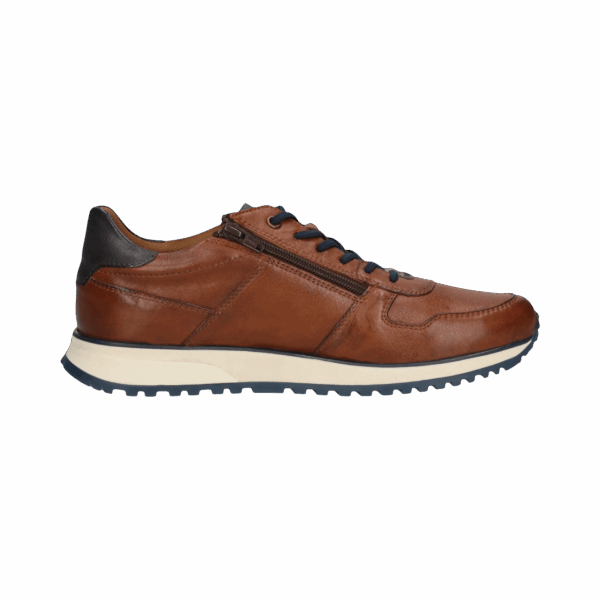 Bugatti Leather Sneaker - Cognac - Image 2