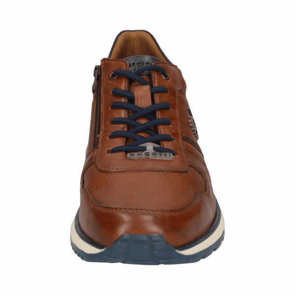 Bugatti Leather Sneaker - Cognac - Image 5