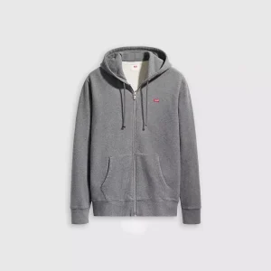 Levis Full Zip Hoodie Grey