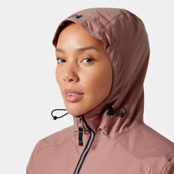 Helly Hansen Long Belfast Winter Jacket - Ash Rose - Image 5