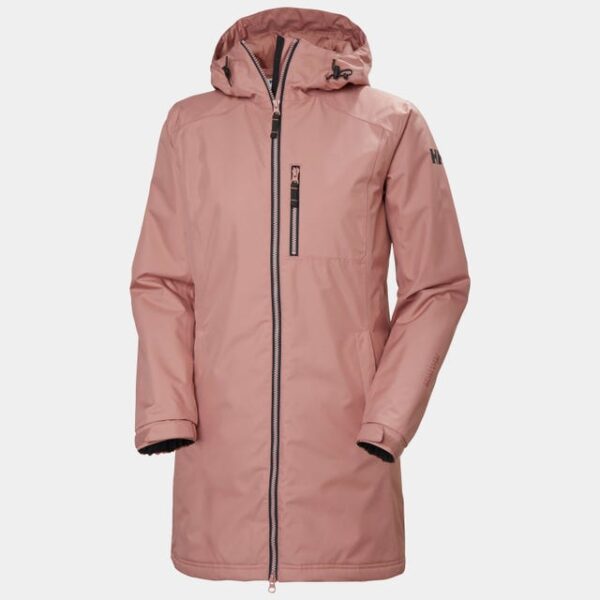 Helly Hansen Long Belfast Winter Jacket - Ash Rose - Image 6