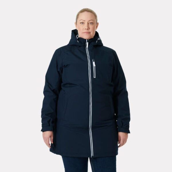 Helly Hansen Long Belfast Winter Jacket - Navy - Image 3
