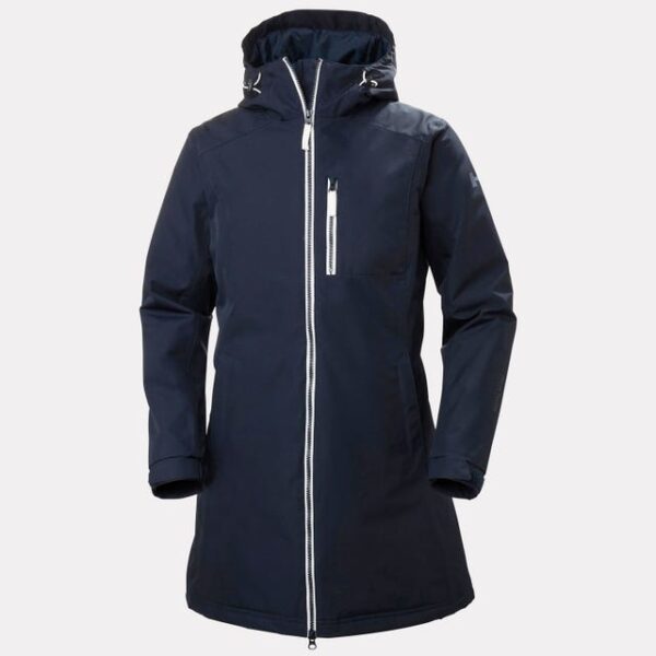 Helly Hansen Long Belfast Winter Jacket - Navy - Image 2