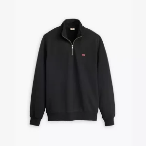 Levi’s Original Housemark Quarter-zip Pullover - Mineral Black