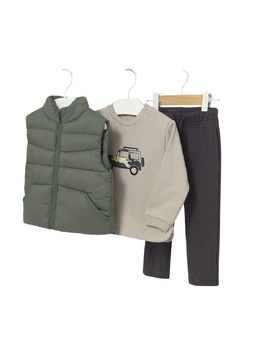 Mayoral Green Gilet With Tracksuit