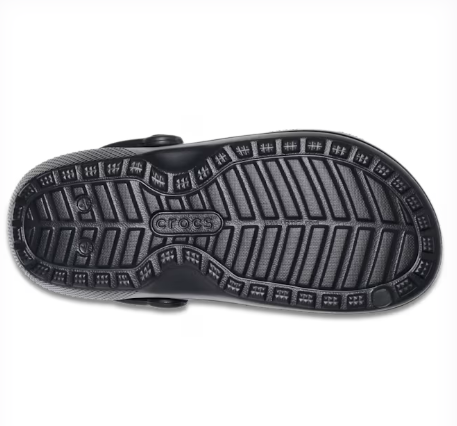 Crocs Classic Lined Clog - Black/Black - Image 3