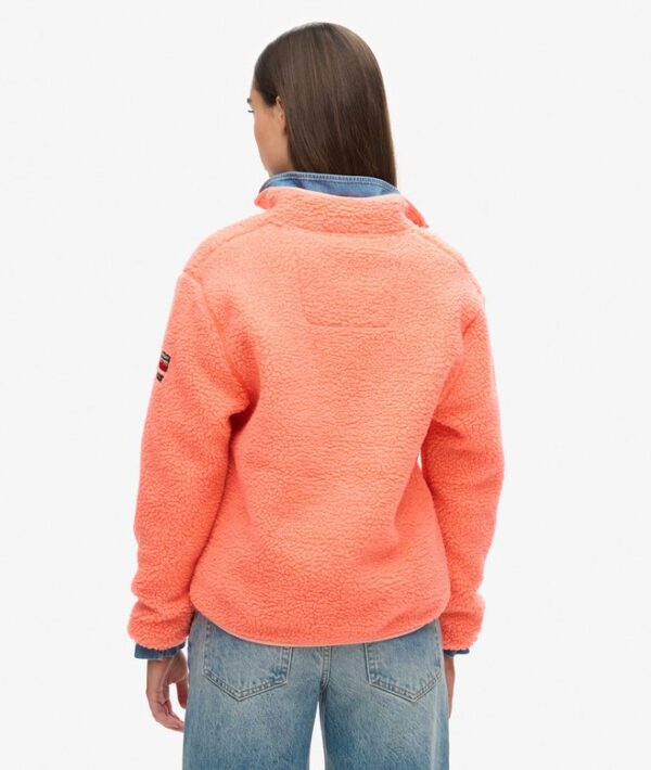 Superdry Outdoor Half Zip Fleece - Pastelline Coral - Image 3